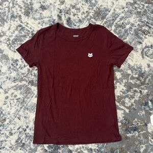 Sunday Best burgundy t-shirt size S